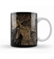 Monkey D Luffy Pirate King in Victorian Flowers Kupa Bardak Porselen
