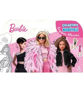 Barbie Çıkartma Hediyeli Boyama Albümü