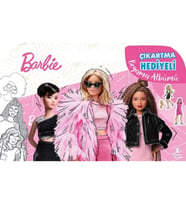 Barbie Çıkartma Hediyeli Boyama Albümü