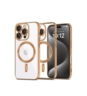 İphone 16 Pro Kılıf Kross Magneticsafe Kapak - Çöl Titanyum