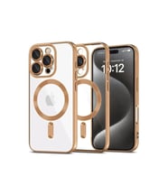 İphone 16 Pro Kılıf Kross Magneticsafe Kapak - Çöl Titanyum