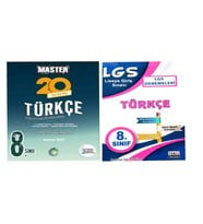 8.Sınıf Master Türkçe 15 Deneme Ve LGS Türkçe Deneme