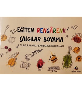 Eğiten Rengarenk Çalgılar Boyama