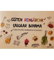 Eğiten Rengarenk Çalgılar Boyama