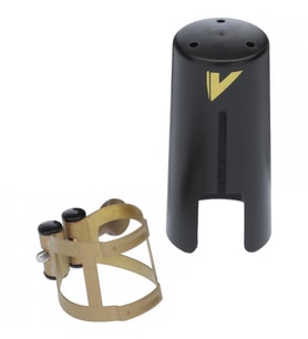 Vandoren LC56AP M/O Soprano Saksafon Aged Gold Bek Bileziği (Profesyonel)  Plastik Kapak Dahil, M/O Serisi, Zengin ve Parlak Ton Karakteri