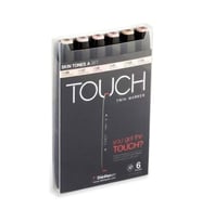 Touch Twin Marker 6 Renk Set TEN RENKLERİ A 