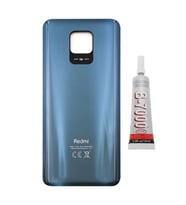 Redmi Note 9s - Note 9 Pro Arka Pil Kapağı Yapıştırıcı Hediye (Siyah)
