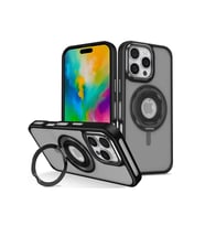 iPhone 16 Pro Banza Magsafe Standlı Kapak - Siyah