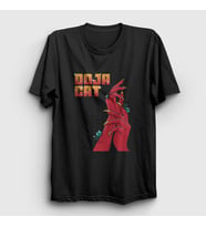 Presmono Unisex Siyah Scarlet Müzik Doja Cat T-Shirt 493141tt