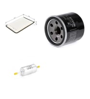 Bosch Filtre Bakım Seti Mazda 3 1.6 Benzin 105 Beygir 2004-2009 Hava + Yağ f. + Yakıt Filtre Bosch