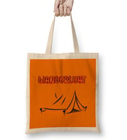 funny Travel gift design lover-Trippin Wanderlust Journey Adventurer Vacation Bez Çanta Uzun Saplı