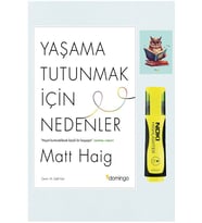Yaşama Tutunmak İçin Nedenler 9786051982656 - Domingo - Matt Haig (FOSFORLU KALEM VE NOT DEFTERLİ) (Renksiz)
