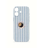 iPhone 17 Vorian İnce Kamera Korumalı Mika Kılıf Morning Coffee Stripe