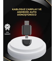 Kablosuz Carplay Ve Android Auto Dönüştürücü – Usb-a & Type-c Girişli Akıllı Adaptör