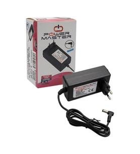 POWERMASTER PM-12667 12 VOLT - 3 AMPER 5.5*2.5 MM UÇLU PLASTİK KASA PRİZ TİPİ ADAPTÖR