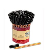 1010 Ofis Pen Tükenmez Kalem 1,0 Mm Siyah 60 Lı (1 Paket 60 Adet)