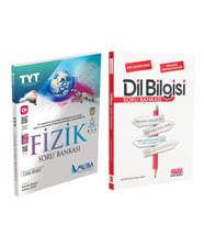 Muba Yayınları TYT Fizik ve AKM Dil Bilgisi Soru Bankası Seti 2 Kitap