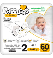 Protection Bebek Bezi 2 Numara Mini (3-6 Kg) 60 Adet Jumbo Paket