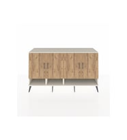 Kronos Konsol 6 Raflı 4 Kapaklı 176x59x99 Aytaşı-Çam/Antrasit