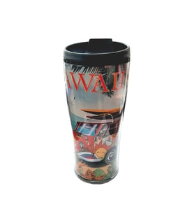 Herevin Desenli Konik Mug Kahve Bardağı Hawaii 440 Cc (Karışık)