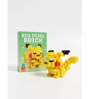 Pokemon Pikachu Tasarımlı Büyük Parçalı Blok Oyuncak Seti Big Pixel Brick Set