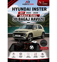 Hyundai Inster ÜST 2025 - 2026 Araca Özel 3D Bagaj Havuzu