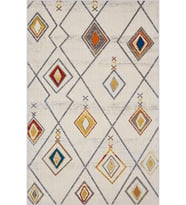 Eliana Home Baskılı, Yıkanabilir Kaymaz Taban Salon Halısı LNA0739 100x150 cm (Bej)