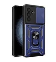 Samsung Galaxy A37 5g Pars Lens Yüzüklü Silikon - Lacivert