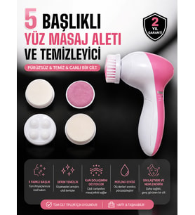5 Fonksiyonlu Kablosuz Yüz Temizleme Cihazı ile Derinlemesine Cilt Bakımı