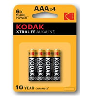 Kodak Kalem Pil İnce AAA 4Lü 3 paket