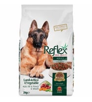 Reflex Kuzu Etli Ve Sebzeli Yetişkin Köpek Maması  3 Kg