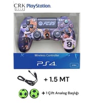 Playstation 4 DualShock Yeni Nesil V2 Yenilenmiş Gamepad + 1.5 MT Şarj Kablo + 1 Çift Analog Başlığı