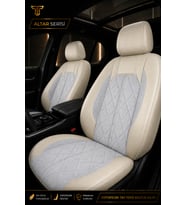 Mercedes C 2010+ Uyumlu Altar Serisi Tay Tüyü Bej Premium Koltuk Kılıfı