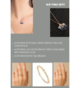 3'Lü Takı Seti ( FIRSAT ÜRÜNÜ ) -  SNJ-SET3002