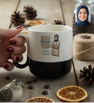 Kişiye Özel Karikatürlü Best Mom Ever Anneye Hediye Kupa Bardak Pro Anneler Günü Hediyesi
