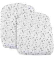 Çarşaf Crib Set İki Parça Baby Hug Grey Sheep