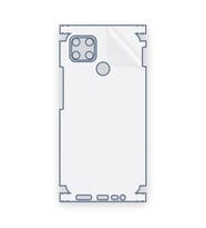 SChitec Realme Narzo 20 Uyumlu Fullbody Arka Kaplama Hidrojel Koruyucu Film