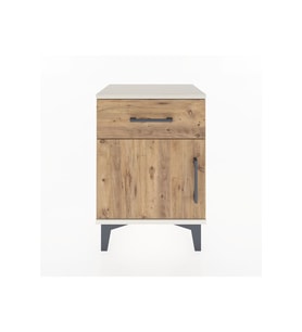 Arges Komodin Tek Raflı Tek Kapaklı 44x30x64 Aytaşı-Çam