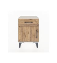 Arges Komodin Tek Raflı Tek Kapaklı 44x30x64 Aytaşı-Çam