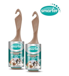 SMARTER HİNDİSTAN CEVİZİ KOKULU TÜY TOPLAYICI RULO 2 Lİ KEDİ KÖPEK