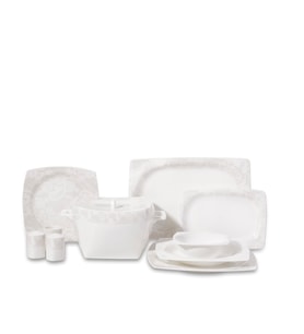 Korkmaz Bone Selection 60 Parça Kare Yemek Takımı A8430