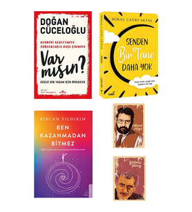 Senden Bir Tane Daha Yok - Var Mısın Doğan Cüceloğlu - Ben Kazanmadan Bitmez Özel defterli seti