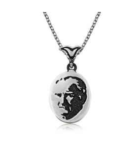 ATATÜRK 925 AYAR GÜMÜŞ KOLYE
