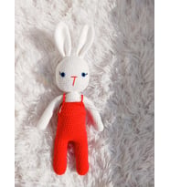 Amigurumi organik oyuncak tavşan