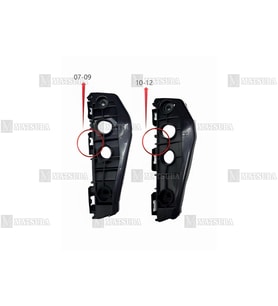 TOYOTA COROLLA SAĞ ÖN TAMPON BRAKETİ 2007-2012 52115-12460-MTS