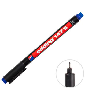 Edding Asetat Kalemi Silgili 0.3 mm Mavi