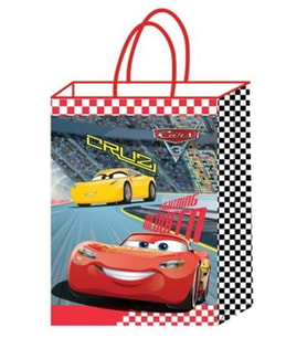 Balonevi Cars Karton Poşet Saplı 18X24 - 5 adet