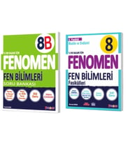 FENOMEN YAYINLARI 8. SINIF Fen Bilimleri B Soru Bankası + Fen Bilimleri 4. Fasikül (Madde Ve Endüstr