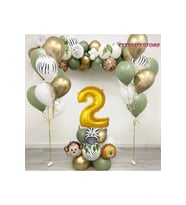 Safari Folyo Kafalı Balon Set