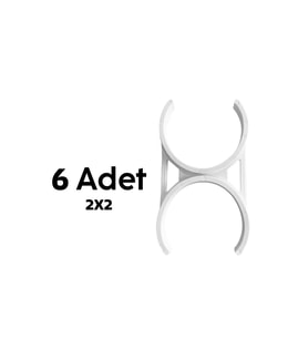 2X2 Kelepçe Tatlandırıcı Mineral Alkalli ve Detox Su Arıtma Cihaz Filtre Kelepçesi